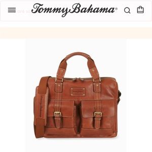 Tommy Bahama Genuine Leather Briefcase - Great condition